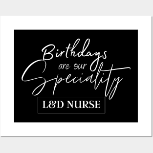 Labor and Delivery Nurse, Colorful L&D Nursing, Trendy Nurse, New Grad Nurse Gift Posters and Art